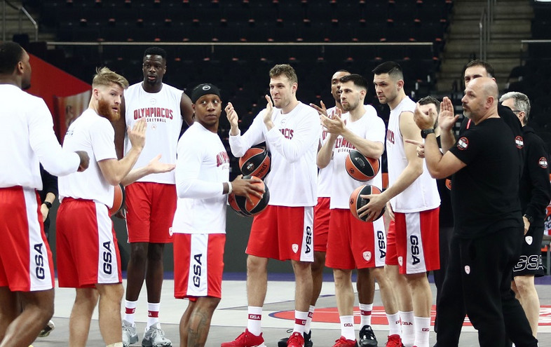 Ολυμπιακός – Euroleague: Πανέτοιμοι για τον ημιτελικό με τη Μονακό δήλωσαν οι «ερυθρόλευκοι»