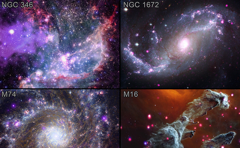 Η NASA συνδύασε φωτογραφίες από το James Webb και το Chandra για να αποτυπώσει τα αληθινά χρώματα του σύμπαντος