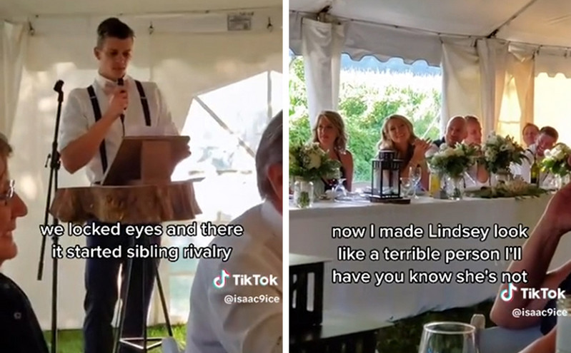 Η viral ομιλία σε γάμο από τον μεγάλο αδερφό της νύφης &#8211; «Ήταν ένα βαρετό κορίτσι»