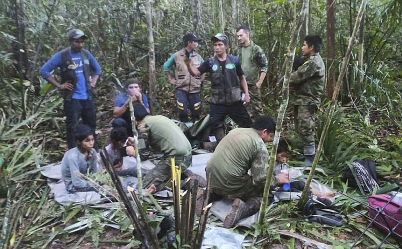 Το «θαύμα» της Κολομβίας &#8211; Τέσσερα παιδιά βρέθηκαν ζωντάνα μετά από 40 ημέρες μόνα τους στη ζούγκλα