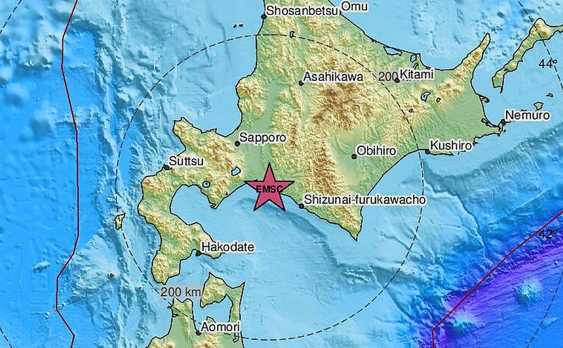 Ισχυρός σεισμός στην Ιαπωνία μεγέθους 6,2 Ρίχτερ