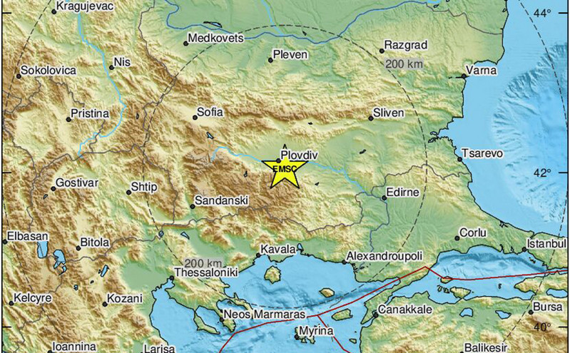 Ισχυρός σεισμός στη Βουλγαρία &#8211; Αισθητός σε αρκετές περιοχές στην Ελλάδα