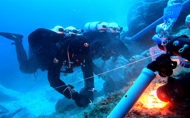 Νέα αρχαιολογικά ευρήματα ανέδειξε η φετινή έρευνα στον θαλάσσιο χώρο του ναυαγίου των Αντικυθήρων