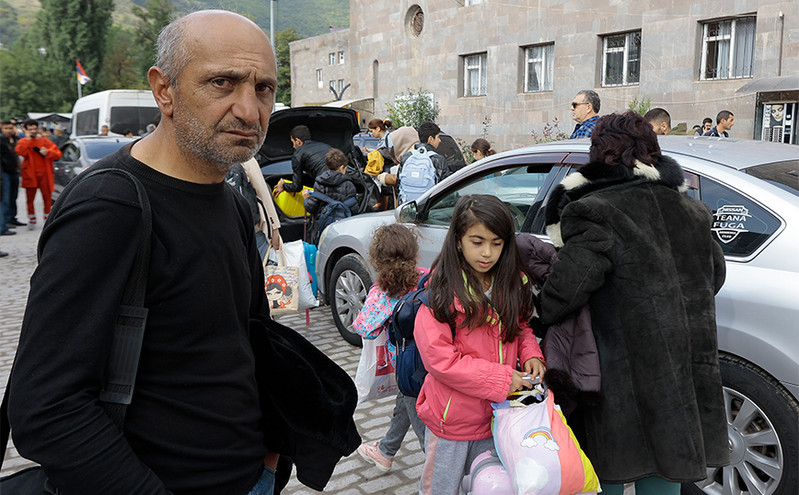 Περισσότεροι από τους μισούς Αρμένιους του Ναγκόρνο-Καραμπάχ έχουν καταφύγει στην Αρμενία
