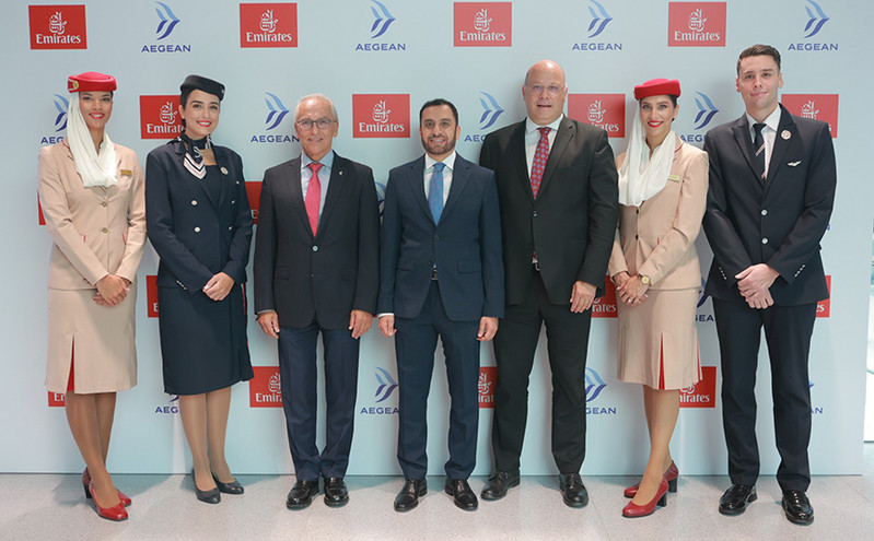 AEGEAN και Emirates επεκτείνουν τη συνεργασία τους για πτήσεις κοινού κωδικού