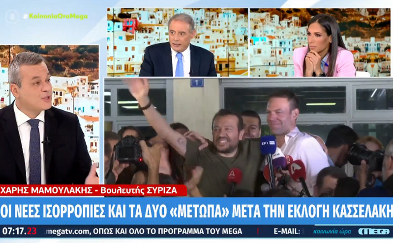 Μαμουλάκης: Επιβεβλημένη η γρήγορη λήψη αποφάσεων στον ΣΥΡΙΖΑ, είναι μια νέα αρχή για τον Στέφανο Κασσελάκη