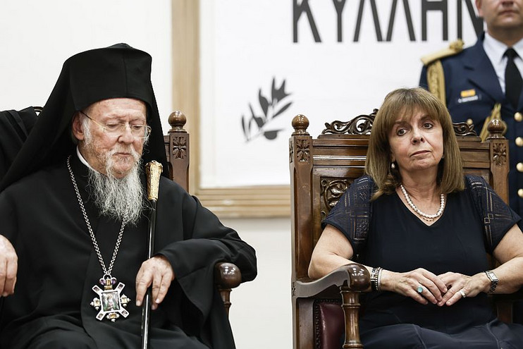 Στην Ηλεία βρέθηκαν η ΠτΔ Κατερίνα Σακελλαροπούλου και ο Οικουμενικός Πατριάρχης Βαρθολομαίος