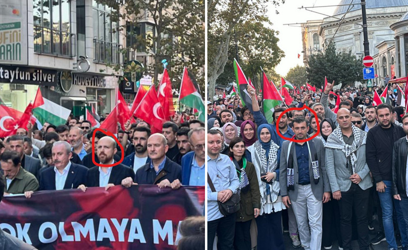 «Ο γιος και ο γαμπρός του Ερντογάν πήγαν σε διαδήλωση υπέρ της Χαμάς στην Κωνσταντινούπολη»