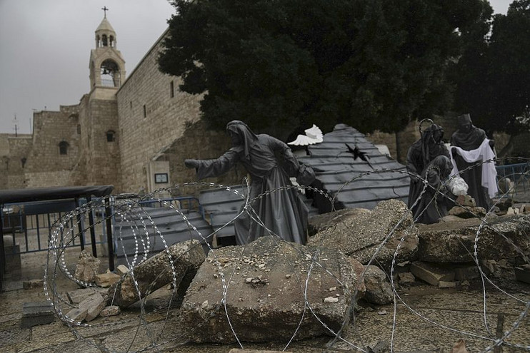 Ακυρώθηκαν οι εκδηλώσεις για τα Χριστούγεννα στη Βηθλεέμ λόγω της ανθρωπιστικής τραγωδίας στη Γάζα