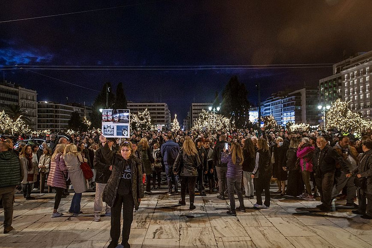 Συγκέντρωση διαμαρτυρίας στο Σύνταγμα για το χάσκι Όλιβερ της Αράχωβας &#8211; Ζητούν να αποδοθεί δικαιοσύνη