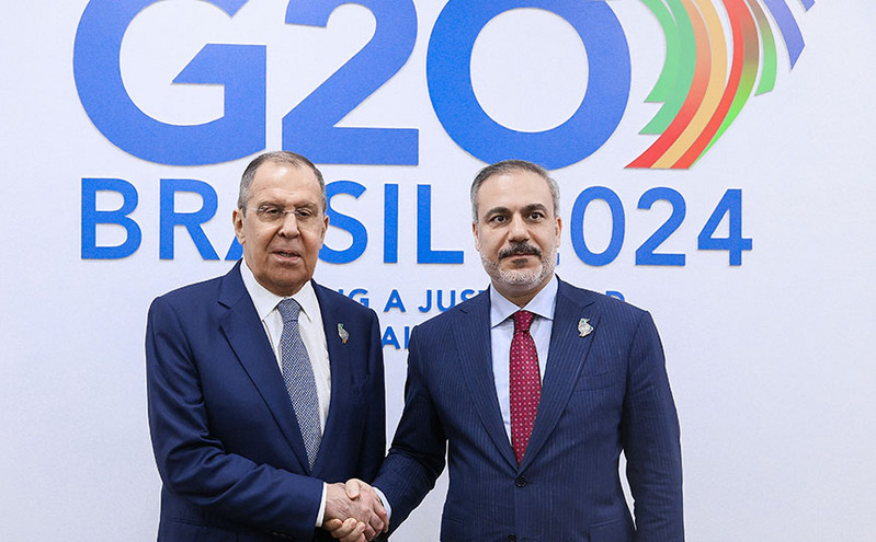 «Ρωσοτουρκικές συνομιλίες» στο περιθώριο της G20 για Γάζα και Ουκρανία