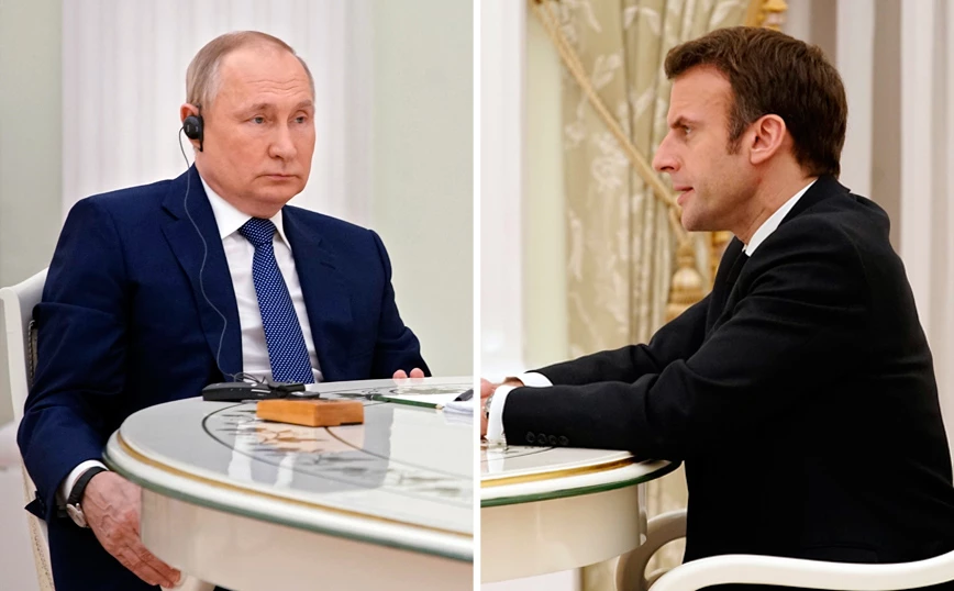 Πούτιν σε Μακρόν: Οι στόχοι της Ρωσίας στην Ουκρανία θα επιτευχθούν σε κάθε περίπτωση