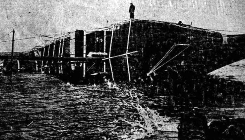 a man standing on a boat