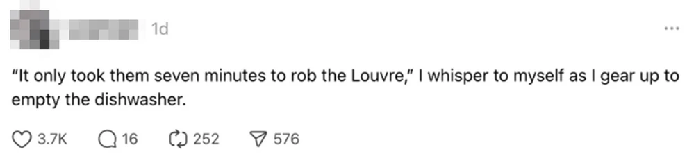 «Πάω στο Λούβρο, θέλει κανείς τίποτα;» – Χαμός στα social media μετά τη μεγάλη ληστεία στο διάσημο μουσείο – Οι πιο επικές ατάκες 3
